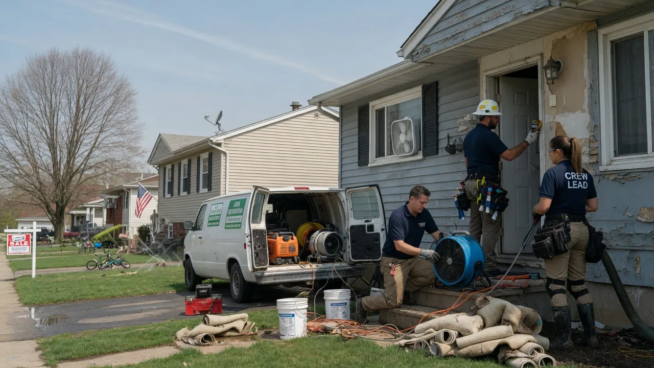 Flood Cleanup in Sand Springs, OK near me